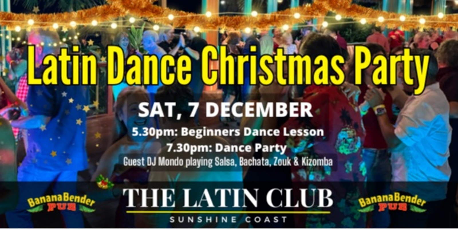 Banner image for Latin Dance Lesson and Christmas Party 7-12-24