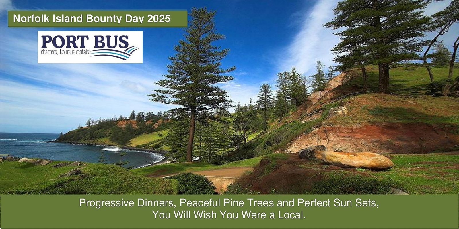 Banner image for Norfolk Island Adventure: Experience History & Beauty with Port Bus