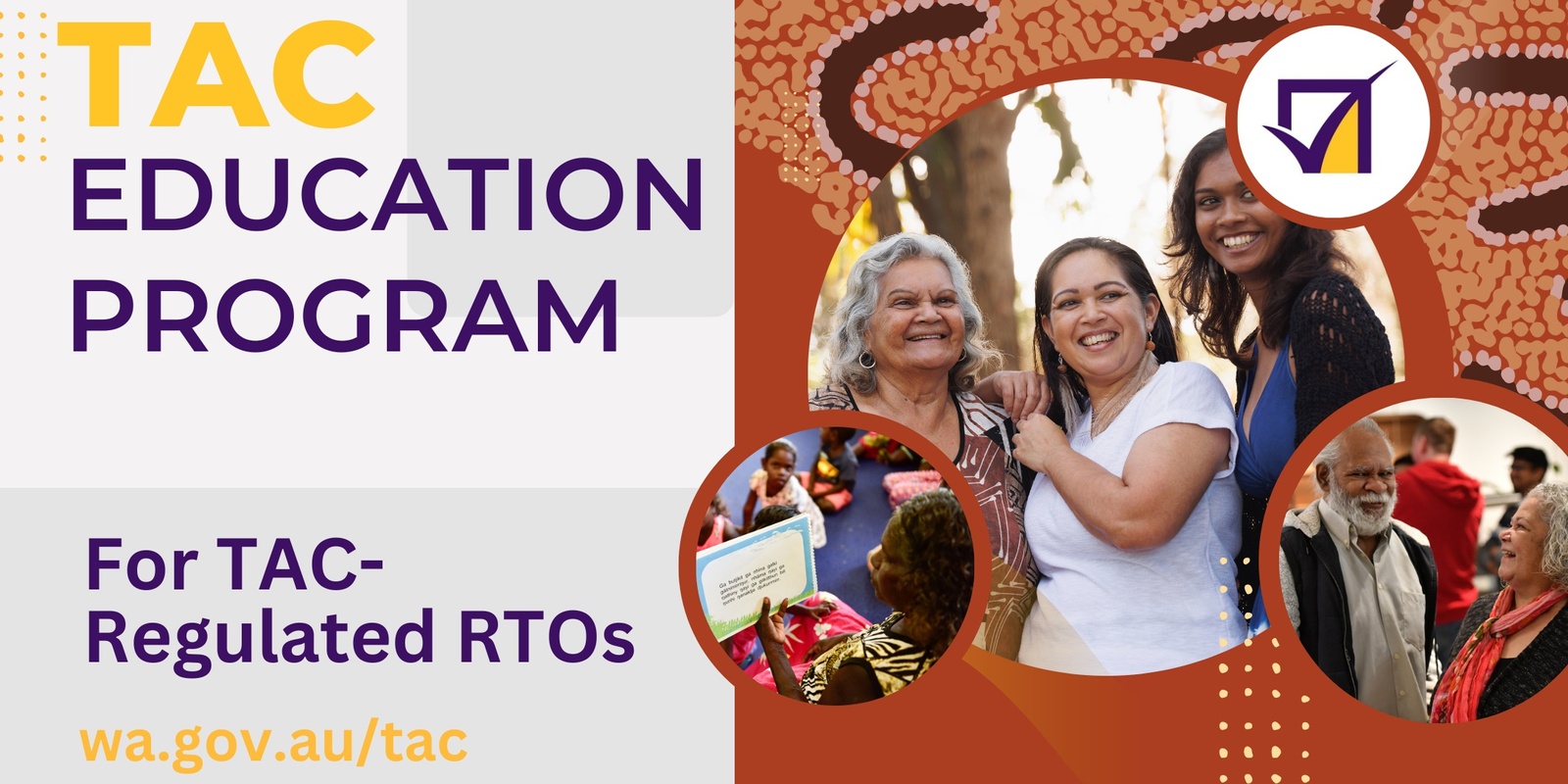 Banner image for Part I: Cultural Awareness Training by Kambarang Services - Webinar for TAC Regulated RTOs