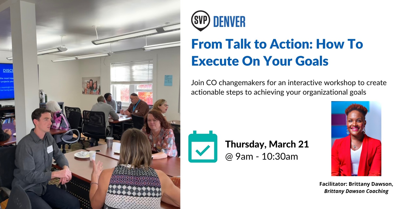 Banner image for From Talk to Action: Executing On Your Goals