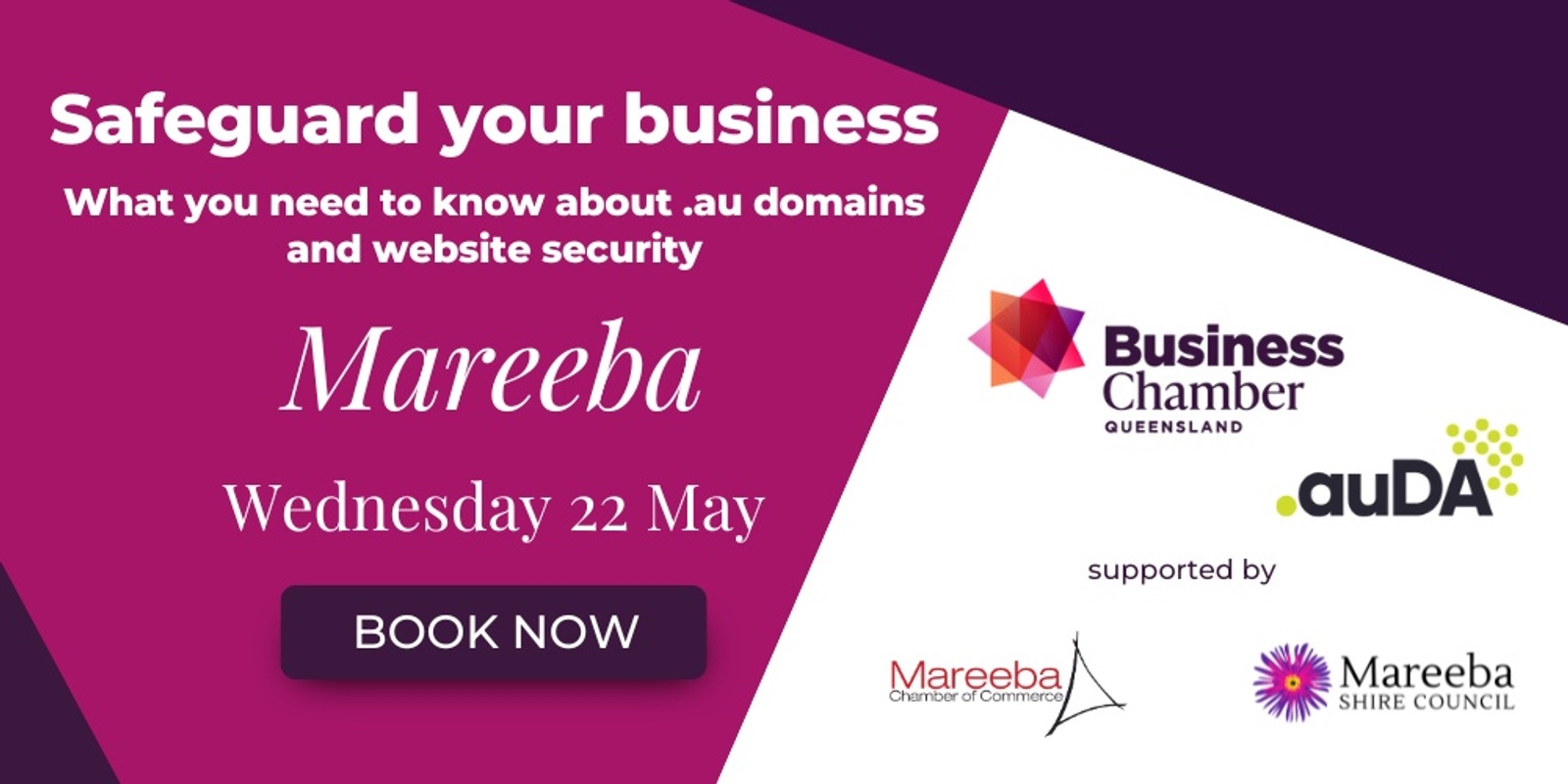 Banner image for Safeguard your business workshop, Mareeba