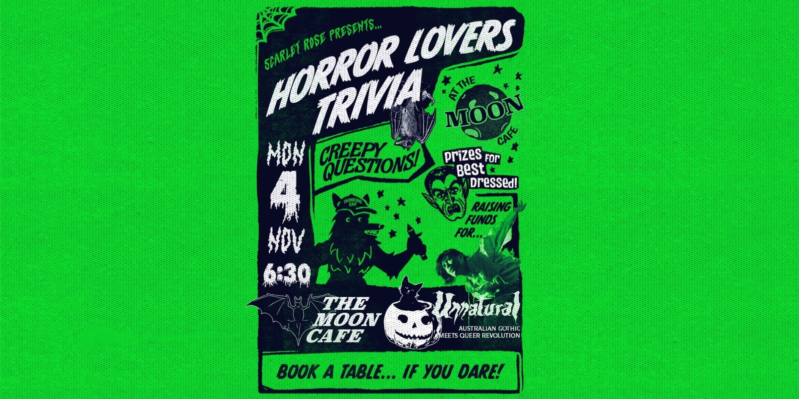 Banner image for Horror Lover's Trivia : Unnatural Fundraiser