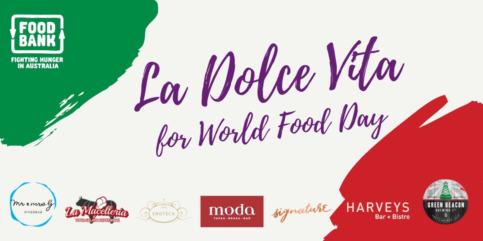 Banner image for La Dolce Vita for World Food Day