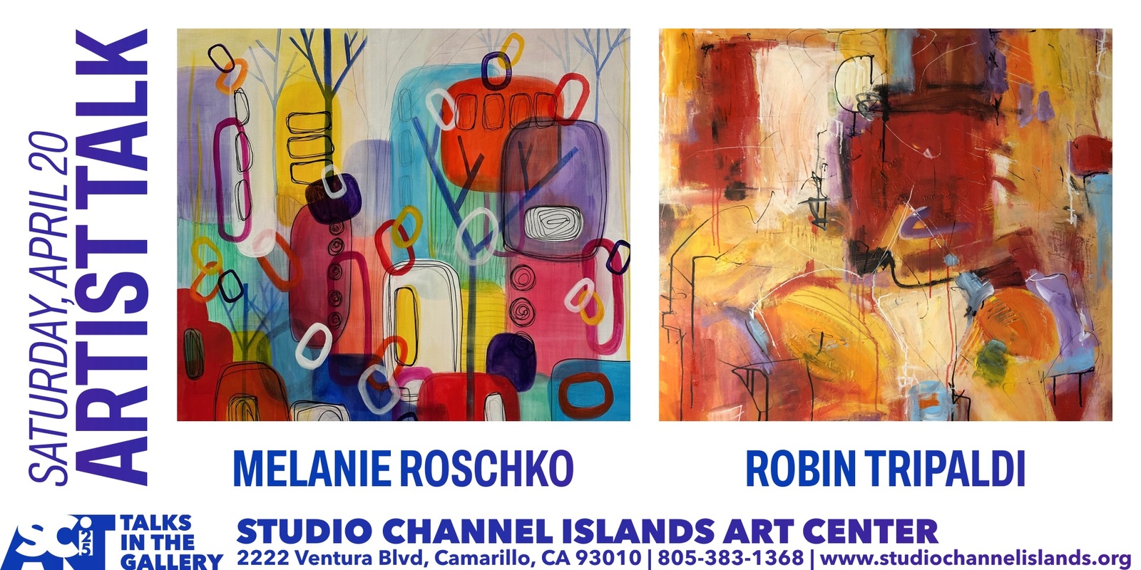 Banner image for Artist Talk: Melanie Roschko & Robin Tripaldi