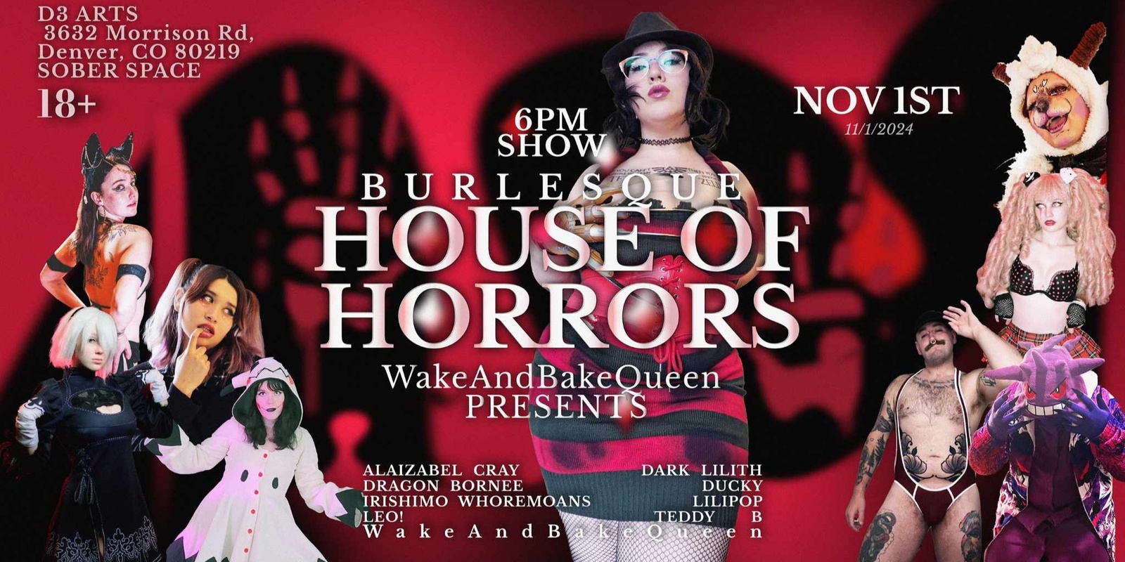 Banner image for Burlesque House of Horrors 6pm showing