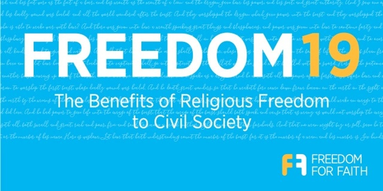 Banner image for Freedom19 Conference