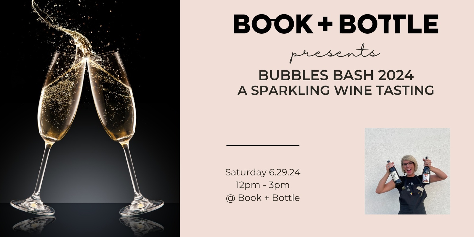 Banner image for Bubbles Bash 2024! A Sparkling Wine Tasting!