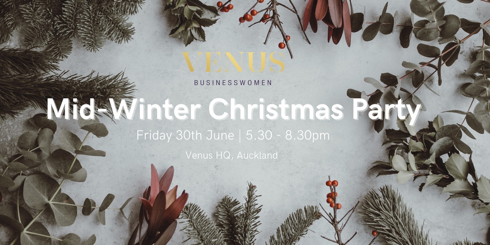 Venus Auckland MidWinter Christmas Party! Humanitix