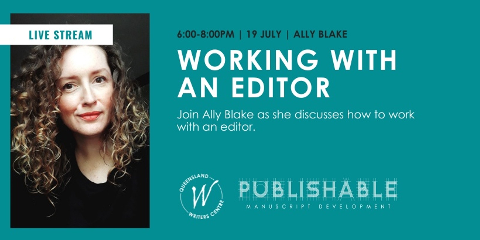 Banner image for Working With An Editor with Ally Blake