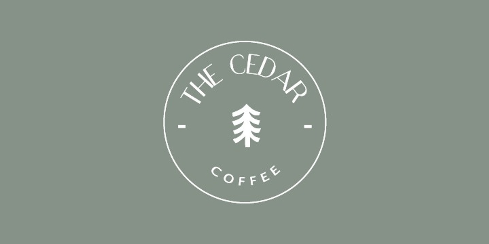 The Cedar Coffee's banner