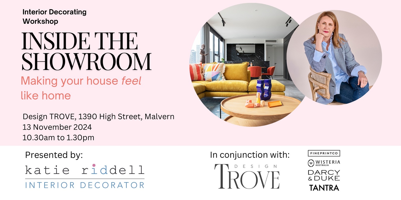 Banner image for Inside the Showroom - Making Your House Feel Like Home 