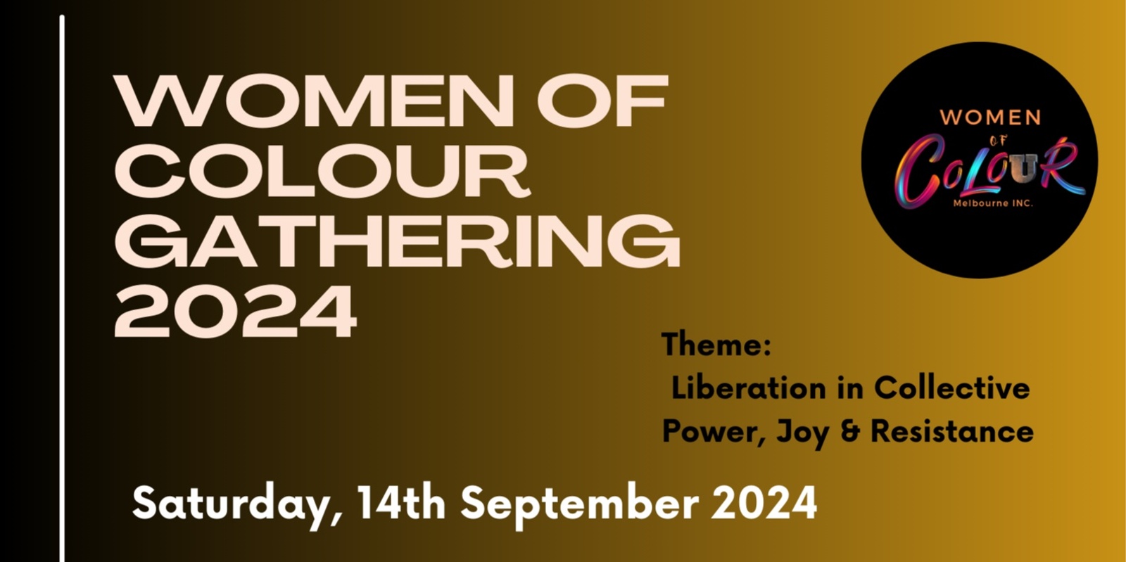 Banner image for  Women of Colour Gathering 2024