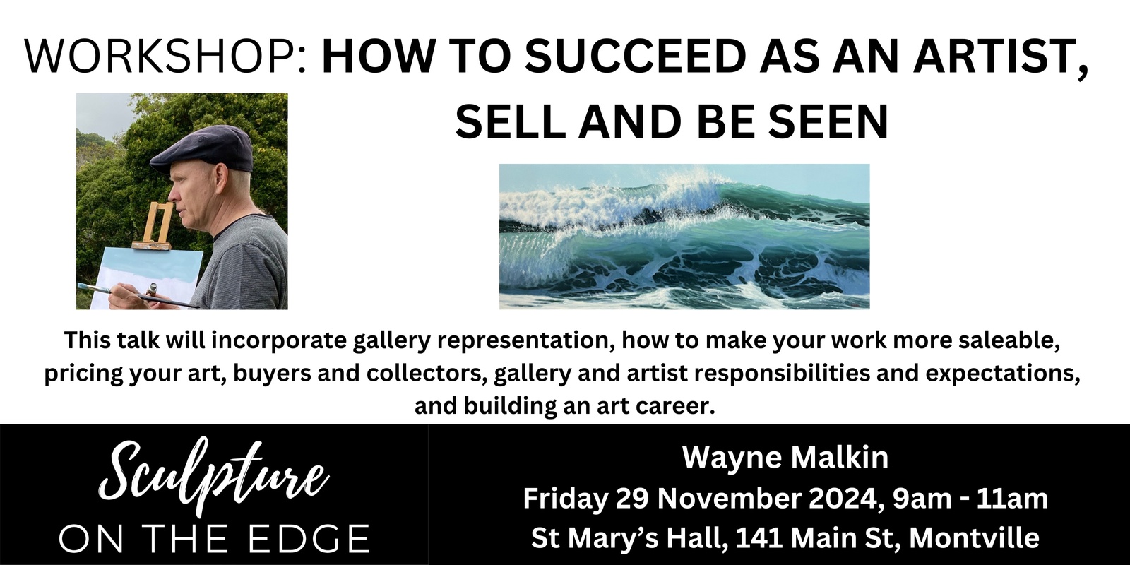 Banner image for Workshops 2024 - Friday 29 November - Wayne Malkin