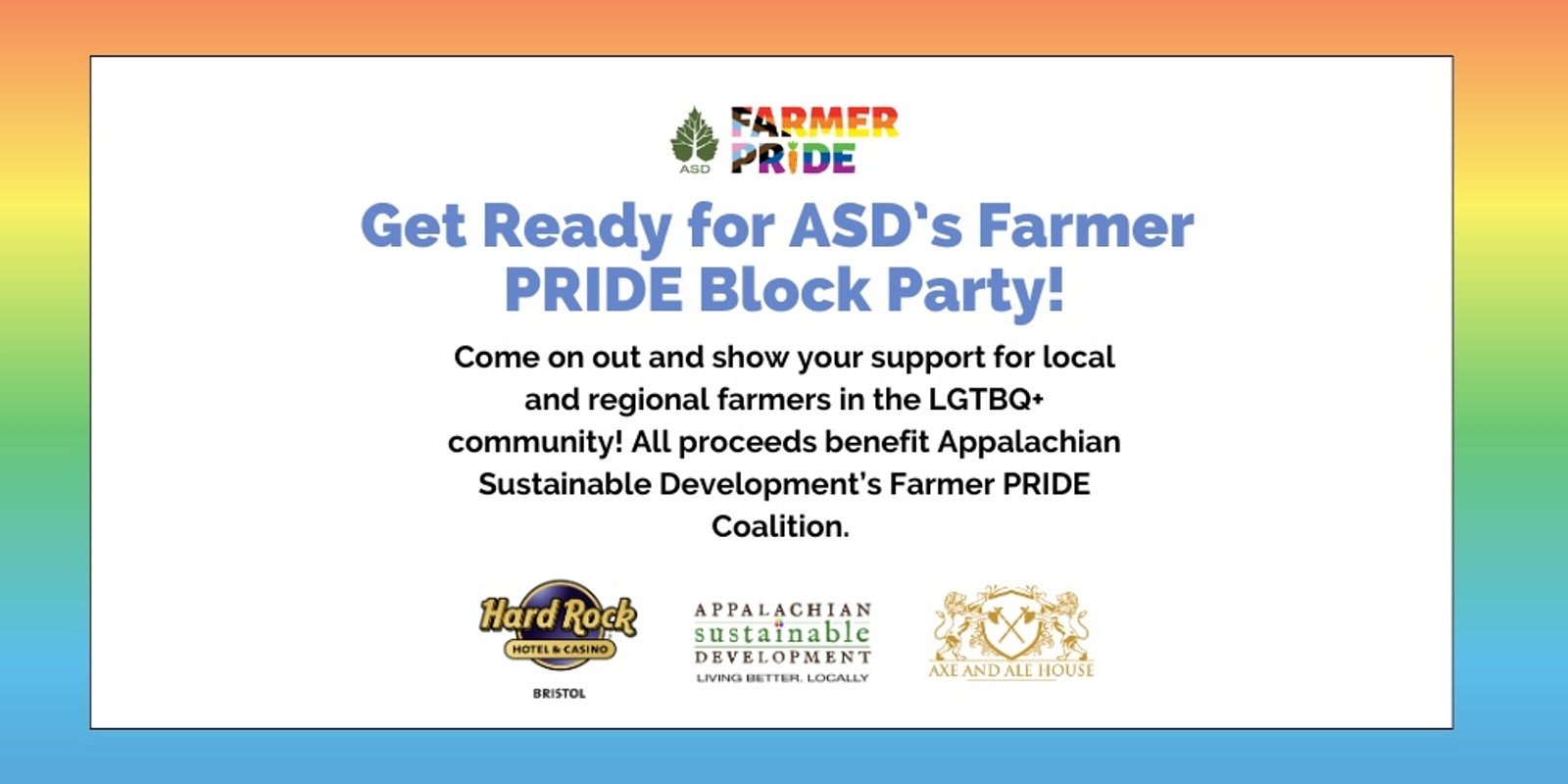 Banner image for Farmer PRIDE Block Party