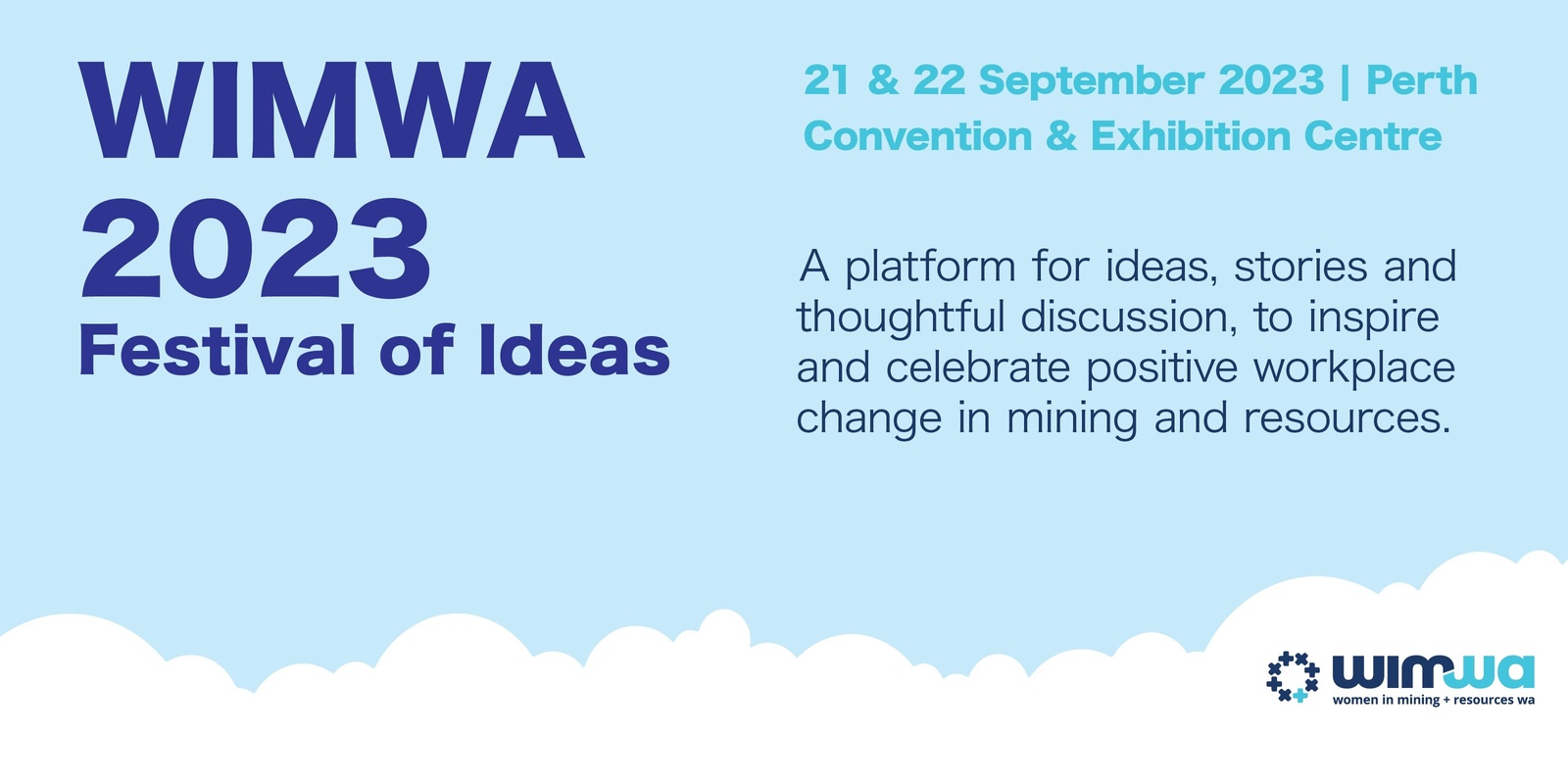 Banner image for WIMWA Summit 2023  Festival of Ideas 