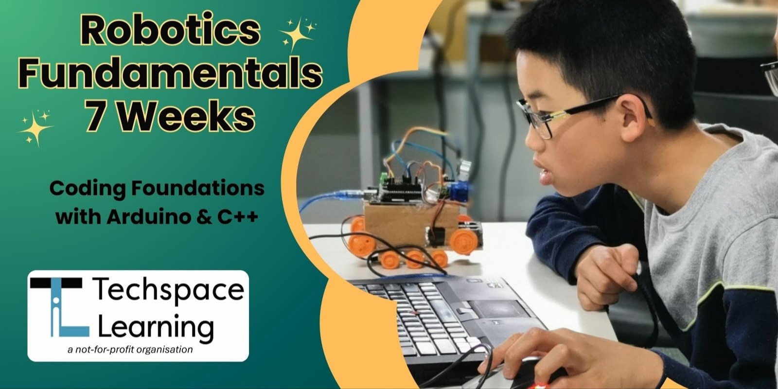 Banner image for Robotics Arduino Fundamentals C++ (7wks) (1201) Mt Barker