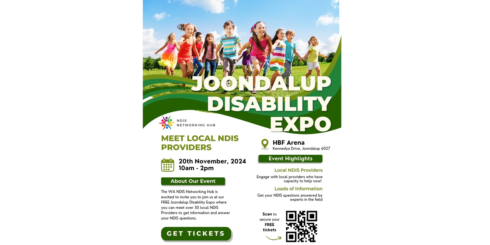 Banner image for WA NDIS Networking Hub Joondalup Disability Expo