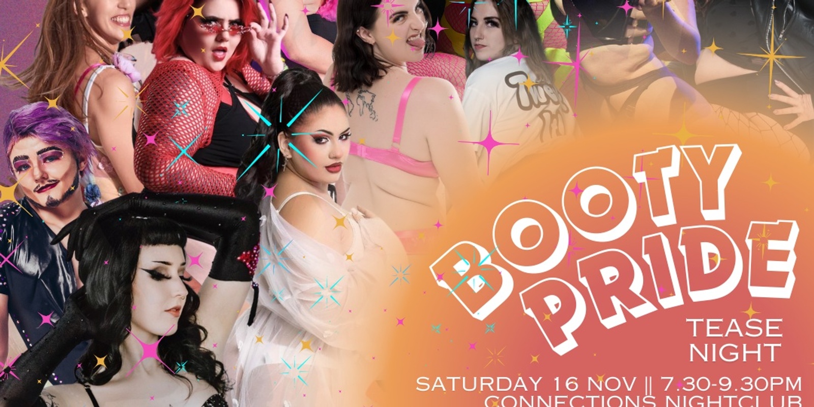 Banner image for Tease Night: BOOTY PRIDE🍑🌈