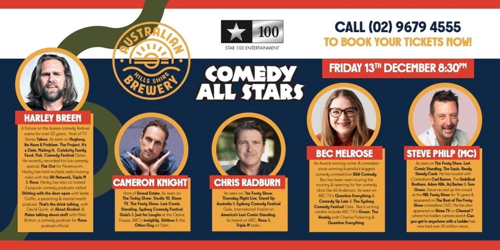 Banner image for Australian Brewery - Comedy All Stars