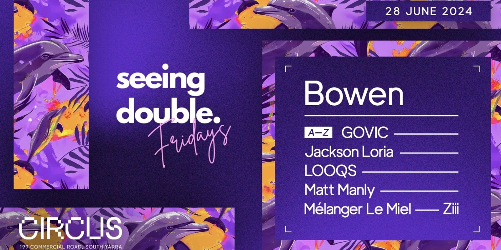 Banner image for Seeing Double Fridays feat. BOWEN