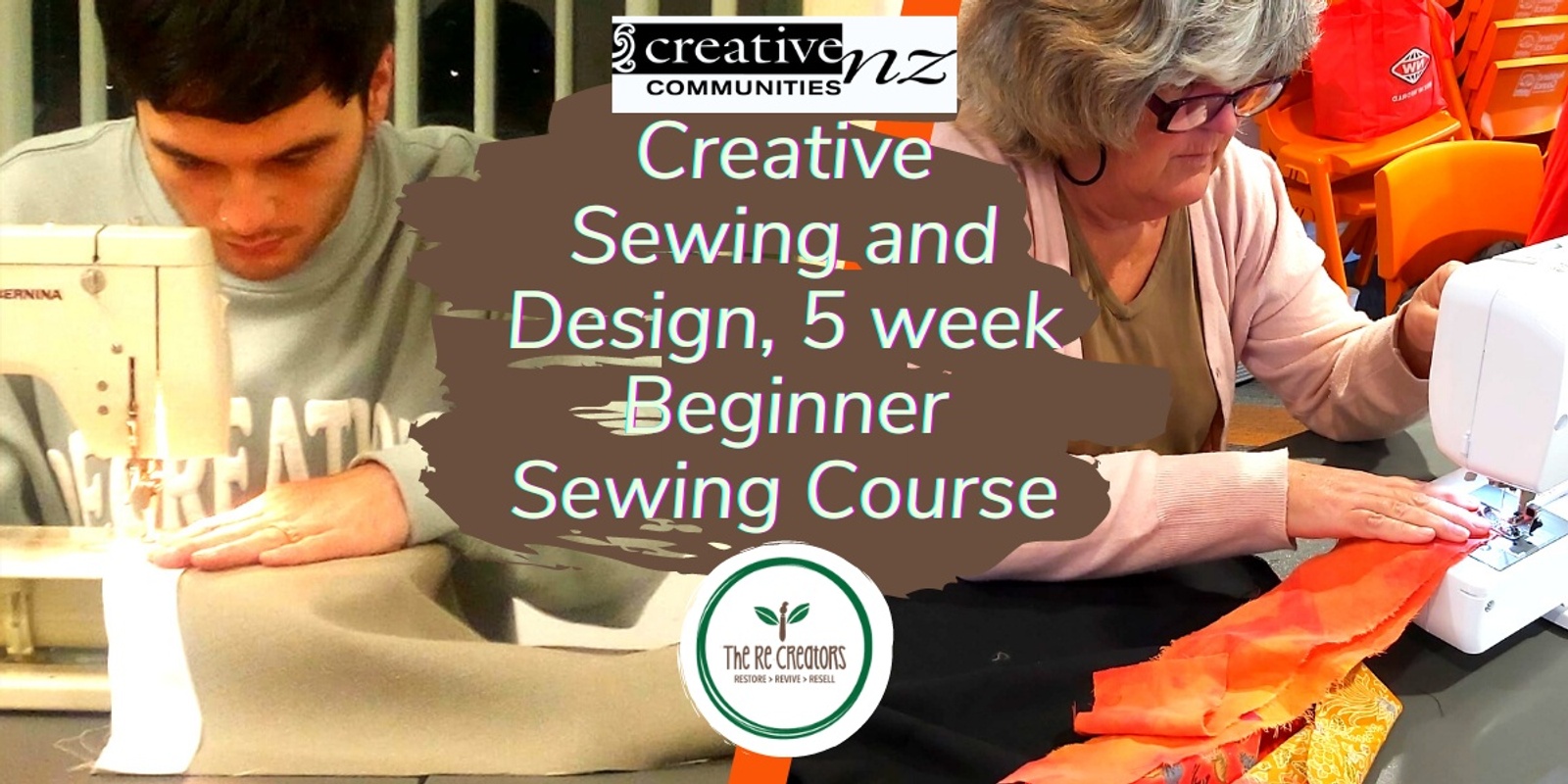 Banner image for Creative Sewing and Design - 5 Weeks, West Auckland's RE: MAKER SPACE, Friday 21 July - Friday 18 August 7pm - 9pm 