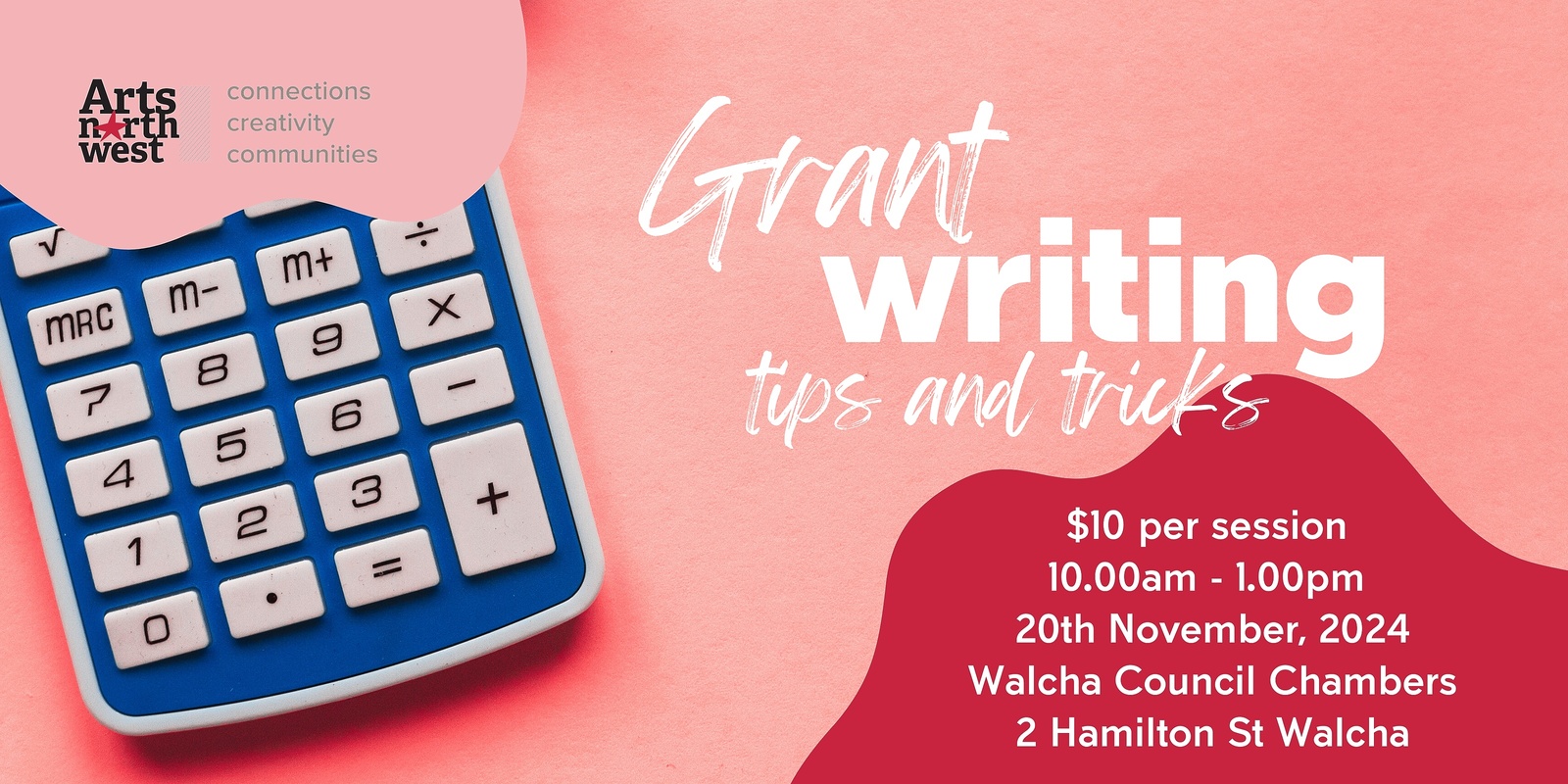 Banner image for Professional and Creative Development workshops: Grant Writing - Walcha