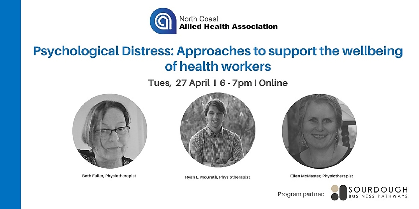 Banner image for NCAHA Monthly Hub - Psychological Distress: Approaches to Support the Wellbeing of Health Workers