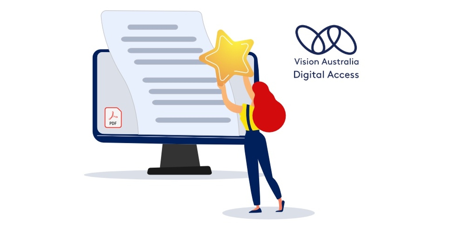 Banner image for Advanced Creating Accessible Documents: Adobe PDF (Virtual) - June, 2023: Vision Australia