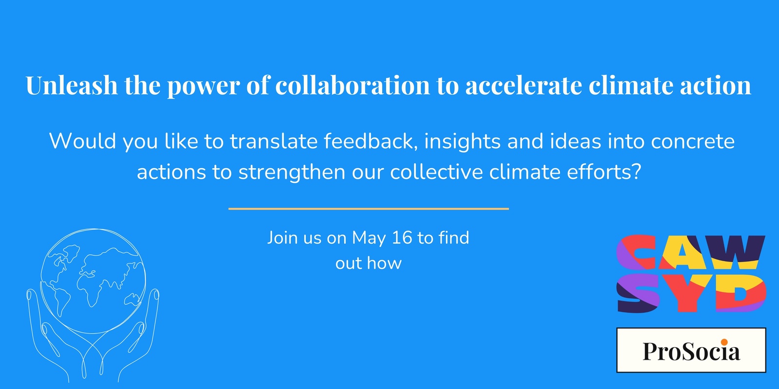 Banner image for Unleash the power of collaboration to accelerate climate action