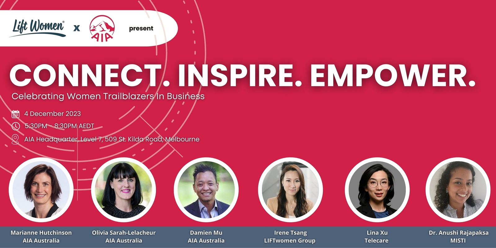 Banner image for CONNECT. INSPIRE. EMPOWER. 