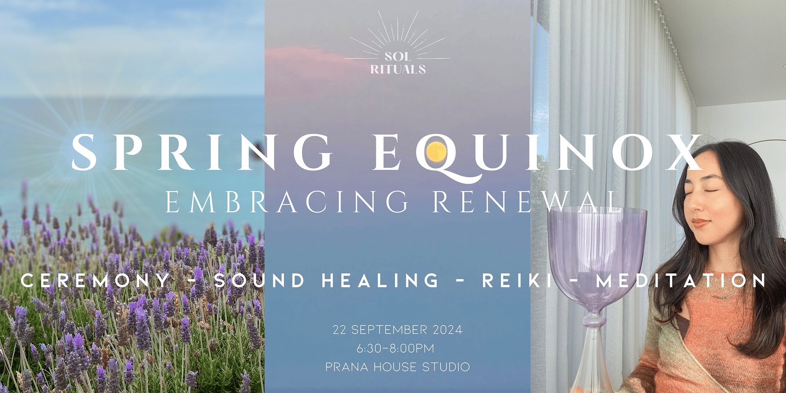 Banner image for Spring Equinox:  Sound Bath Meditation, Reiki Healing & Cacao Ceremony