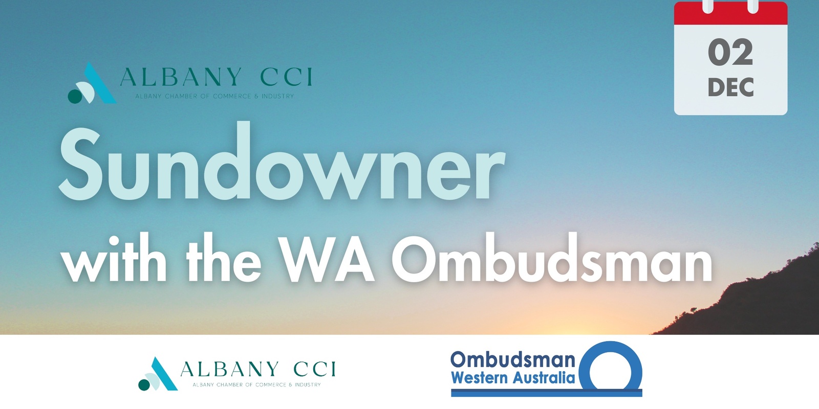 Banner image for ACCI Sundowner with the WA Ombudsman