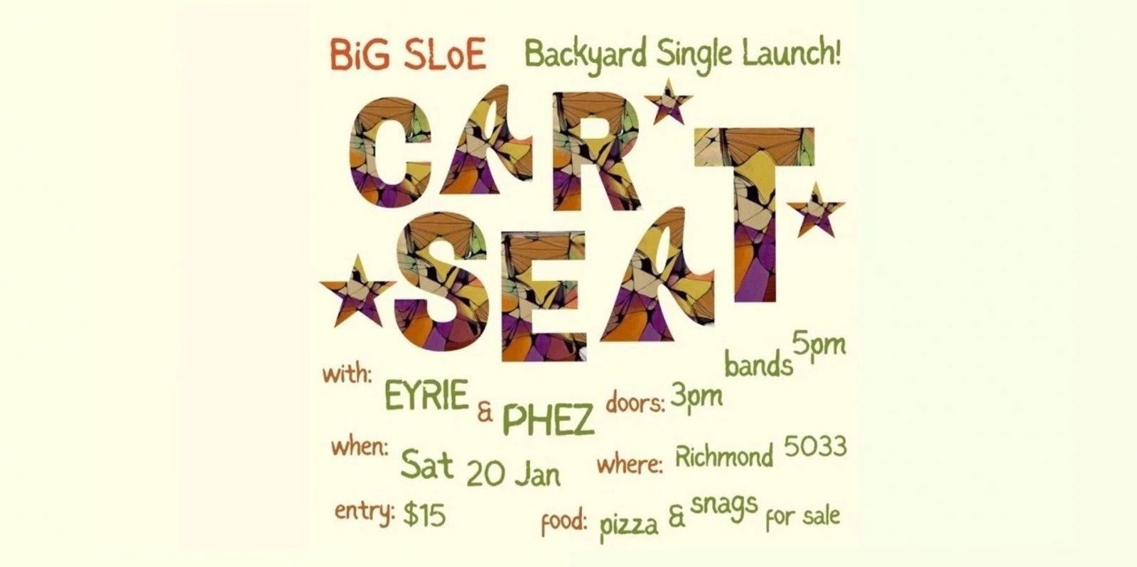 Banner image for Big Sloe Backyard Single Launch