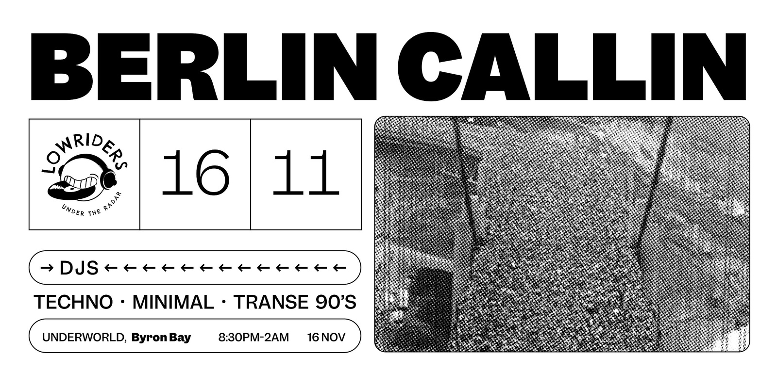 Banner image for BERLIN CALLIN'