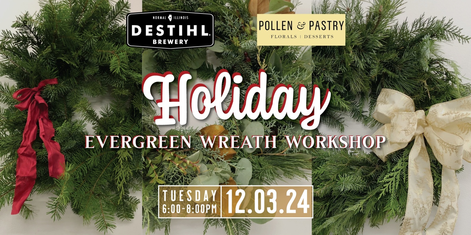 Banner image for Holiday Evergreen Workshop with Pollen & Pastry