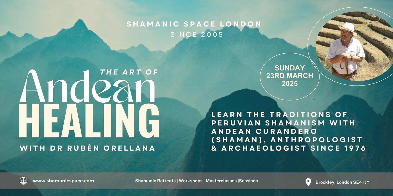 Banner image for The Art of Andean Shamanic Healing with Dr Rubén Orellana, Peruvian Shaman