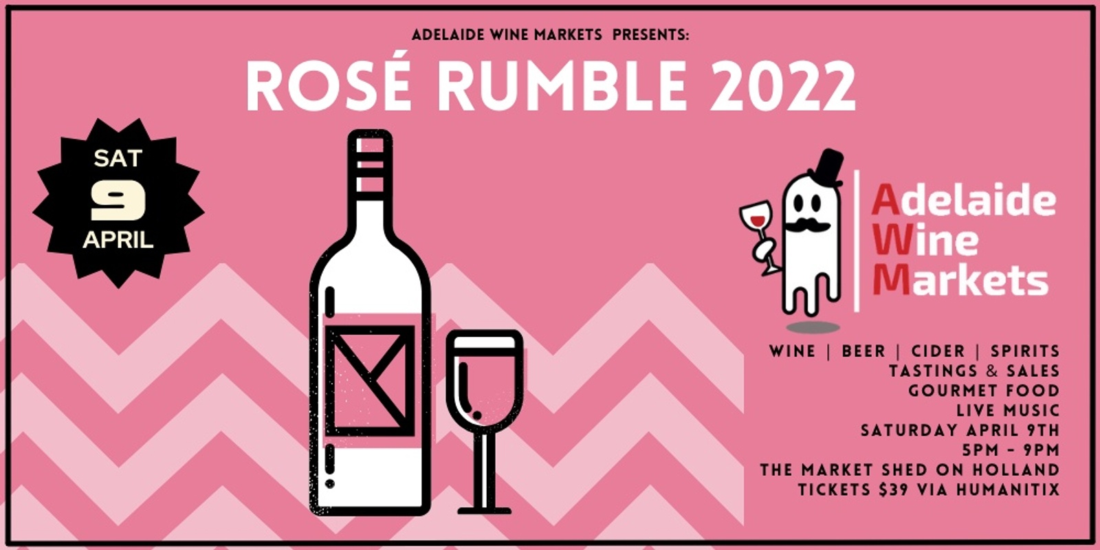 Banner image for Adelaide Wine Markets - Rosé Rumble 2022 