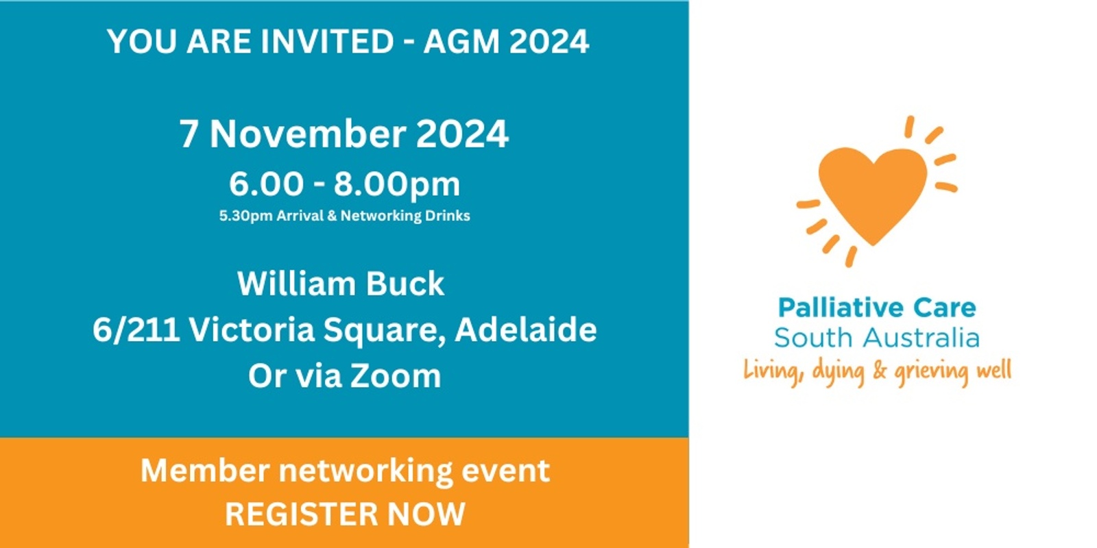 Banner image for Palliative Care SA AGM 2024