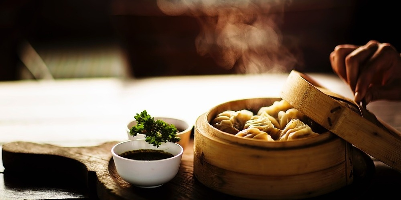 Handmade Vegetarian Dumplings with Qing