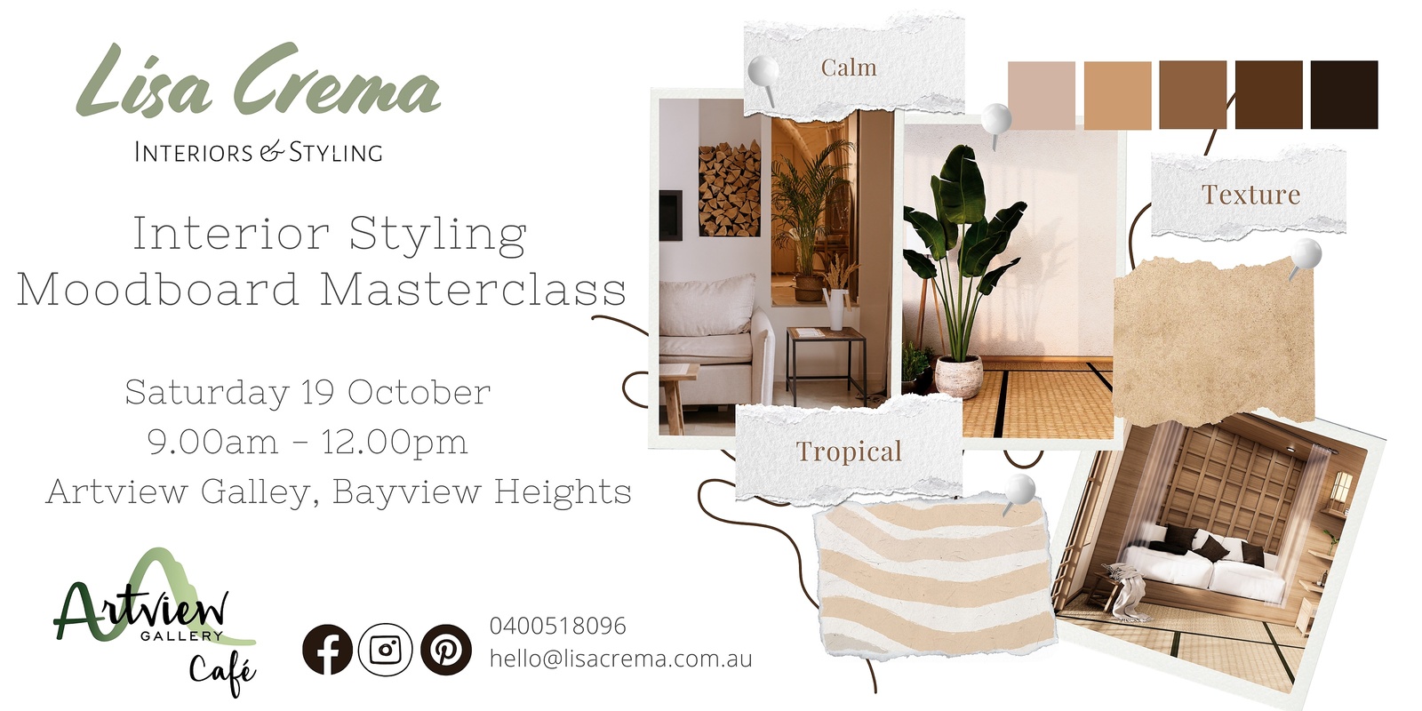 Banner image for Interior Styling Workshop - Moodboard Masterclass