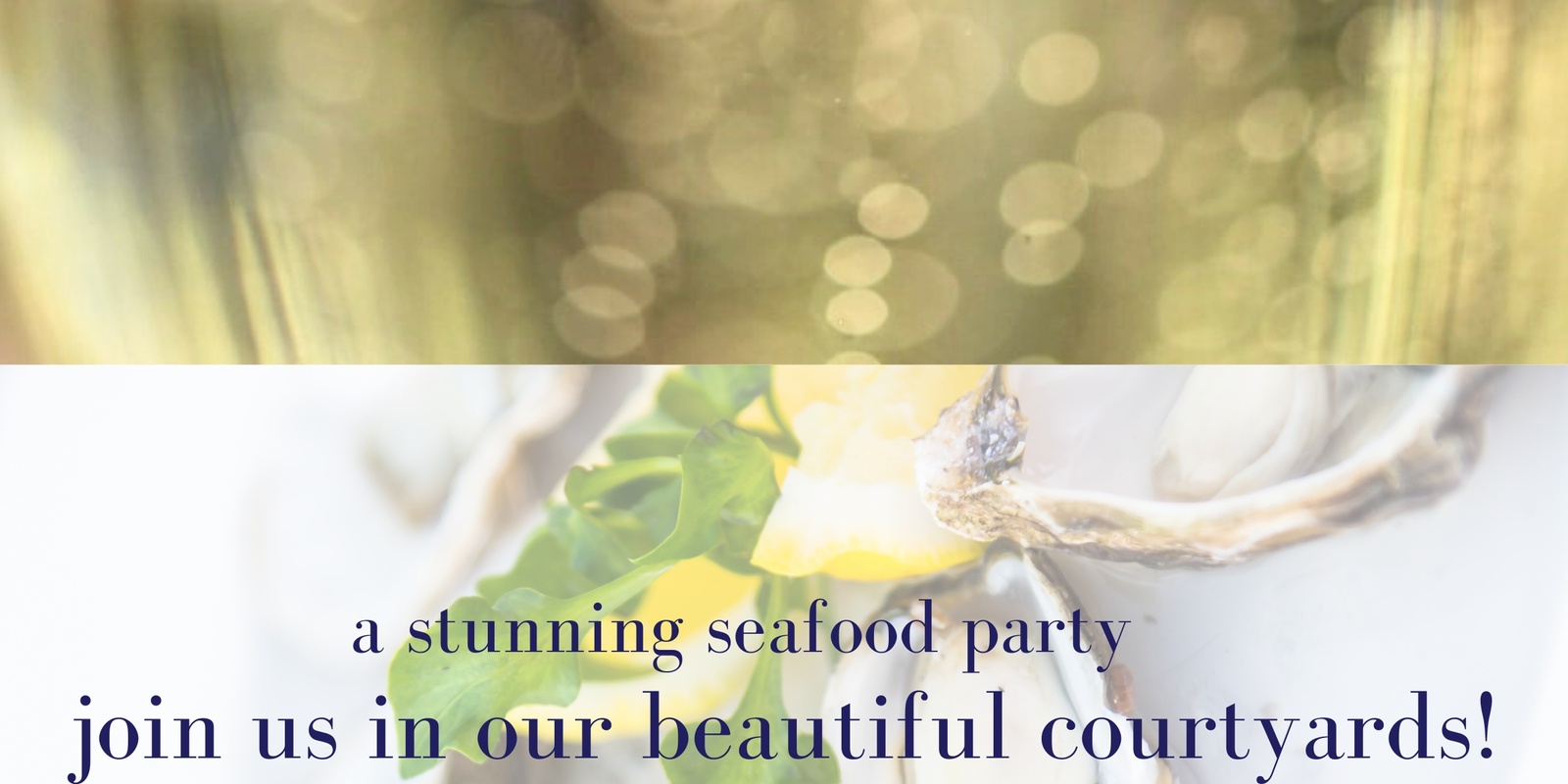 Banner image for a stunning seafood party!