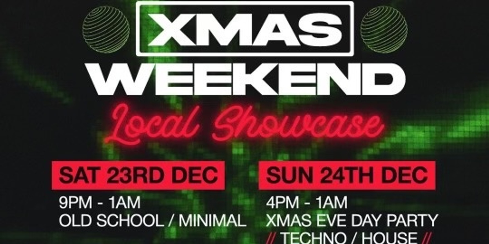 Banner image for Xmas Eve Weekend 