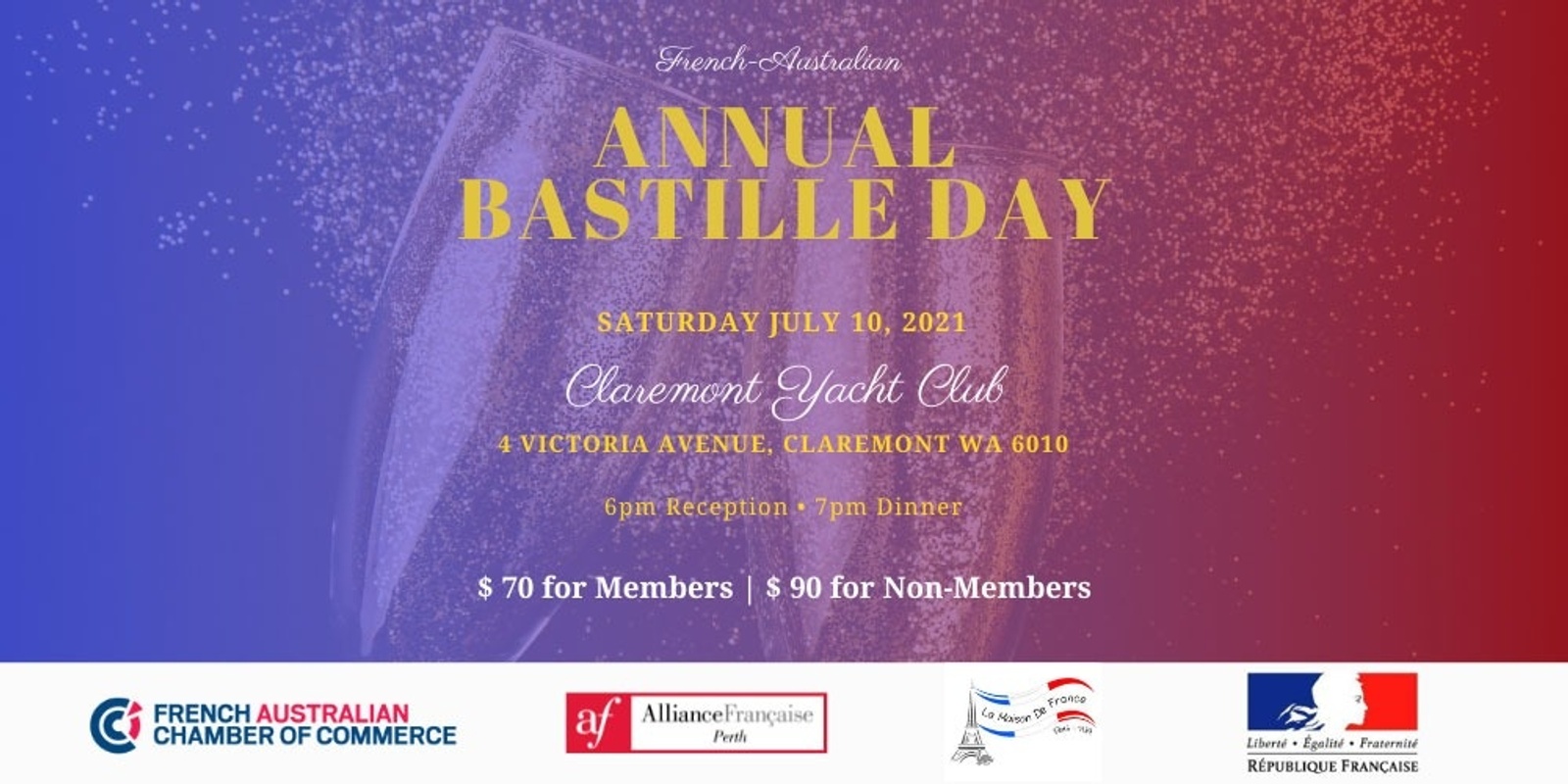 Banner image for WA | French-Australian Annual Bastille Day