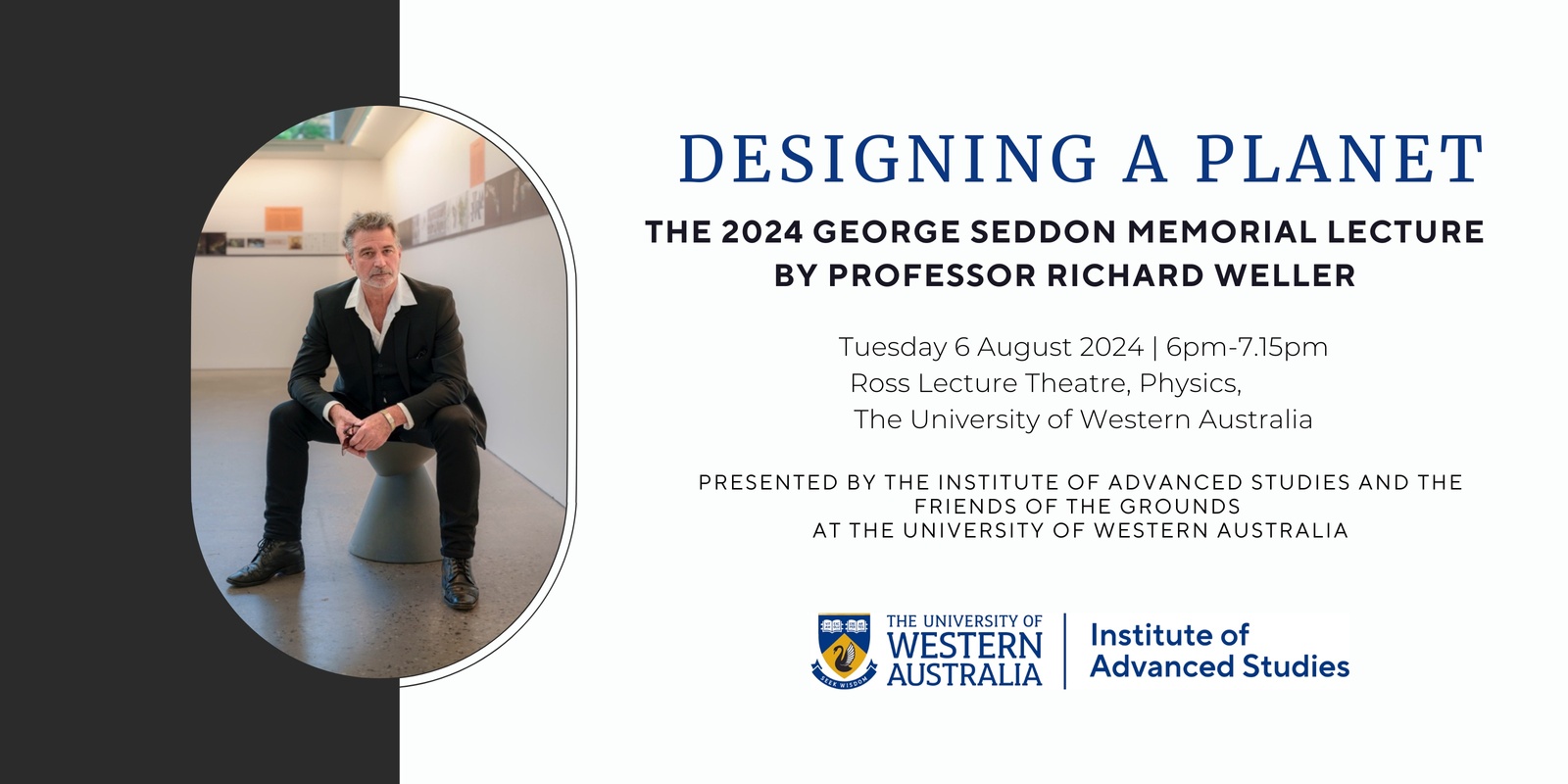 Banner image for Designing a Planet - The 2024 George Seddon Memorial Lecture by Professor Richard Weller