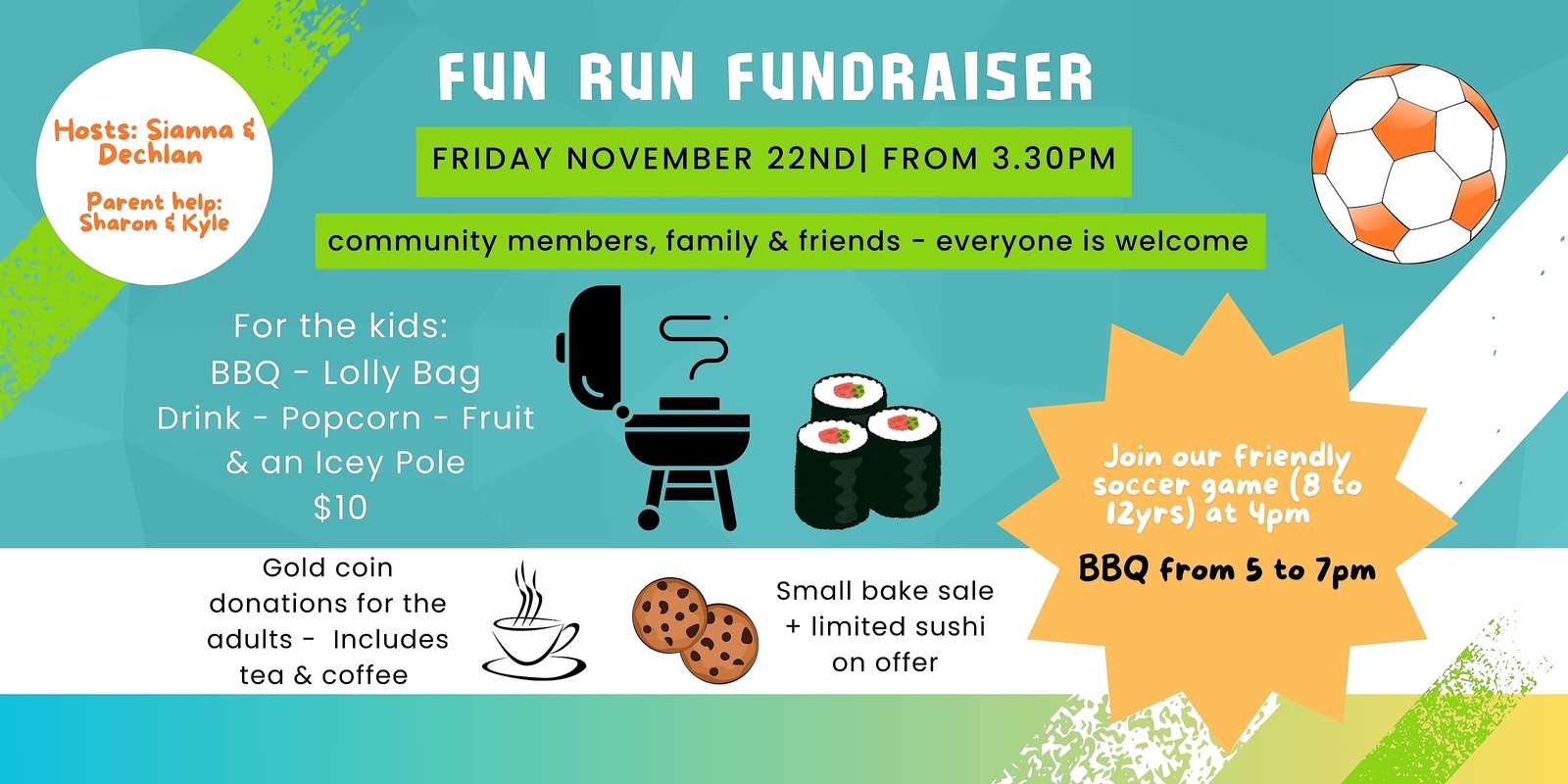 Banner image for Fun Run Fundraiser! Woodbridge, Community Gathering. 