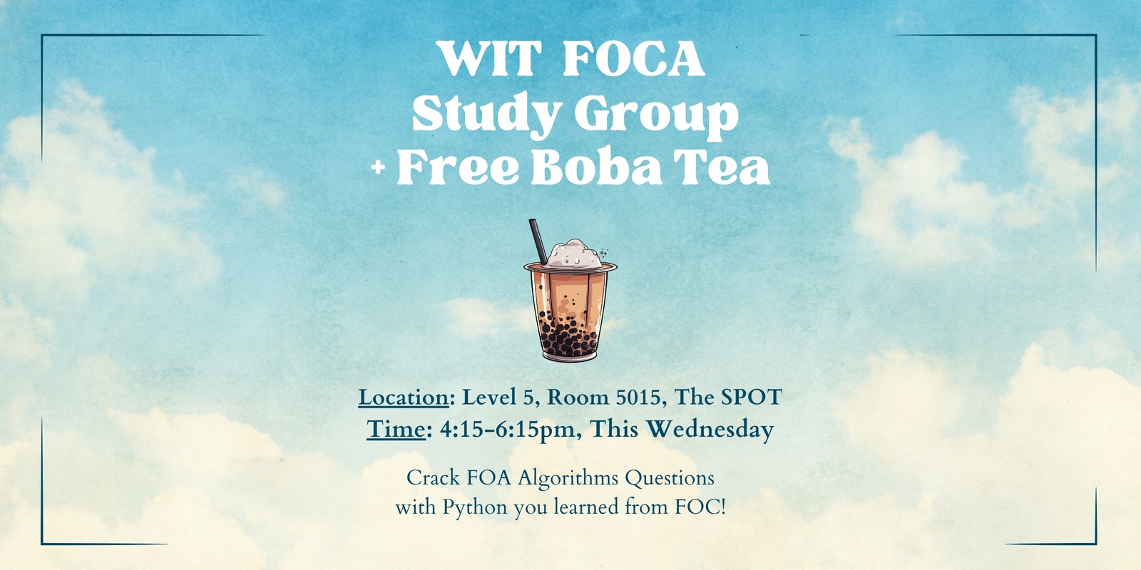 Banner image for WIT FOCA (FOC & FOA) Study Group