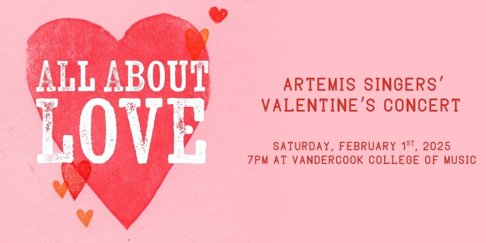 Banner image for All About Love - Artemis Singers