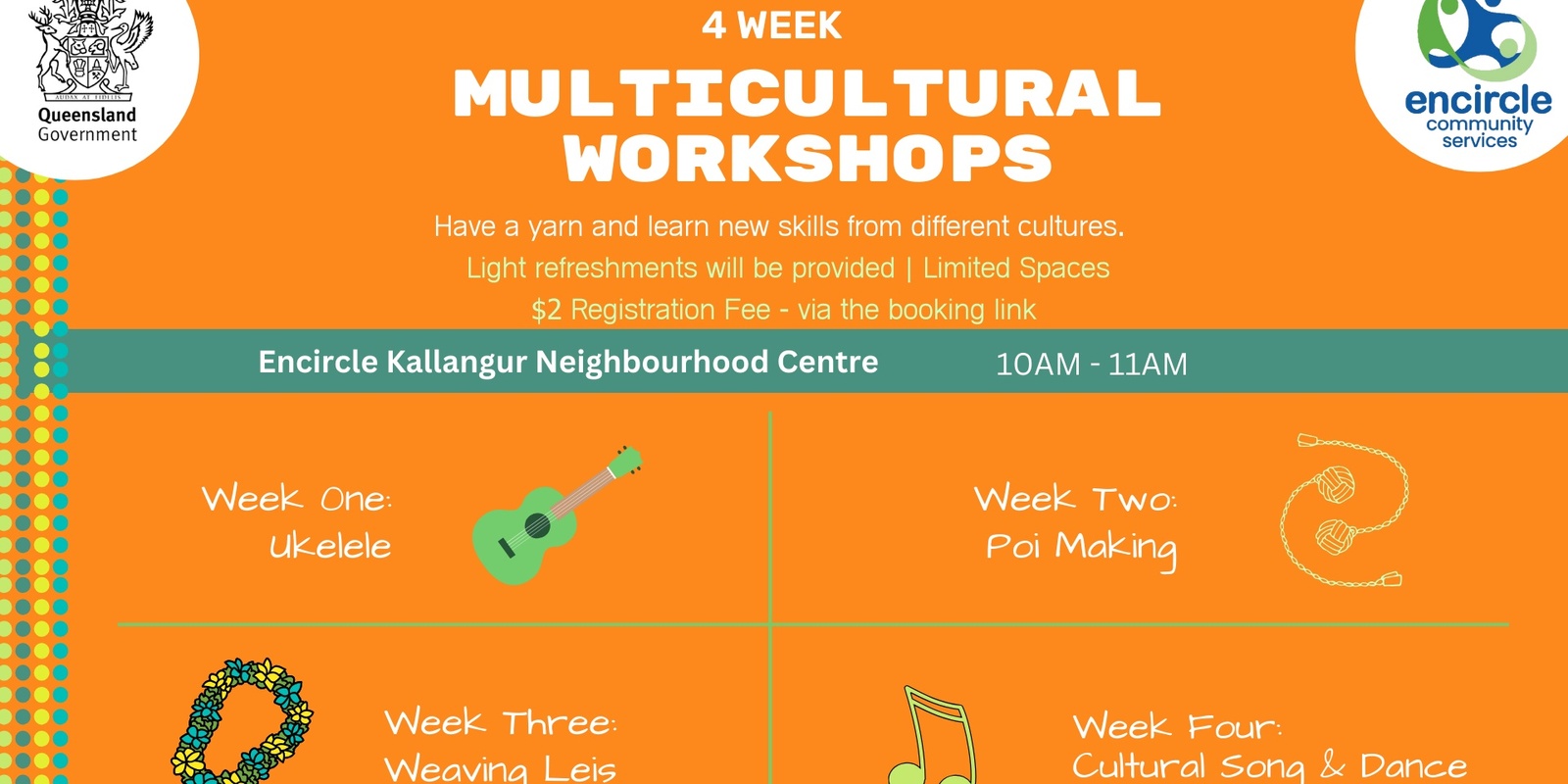 Banner image for Multicultural workshops