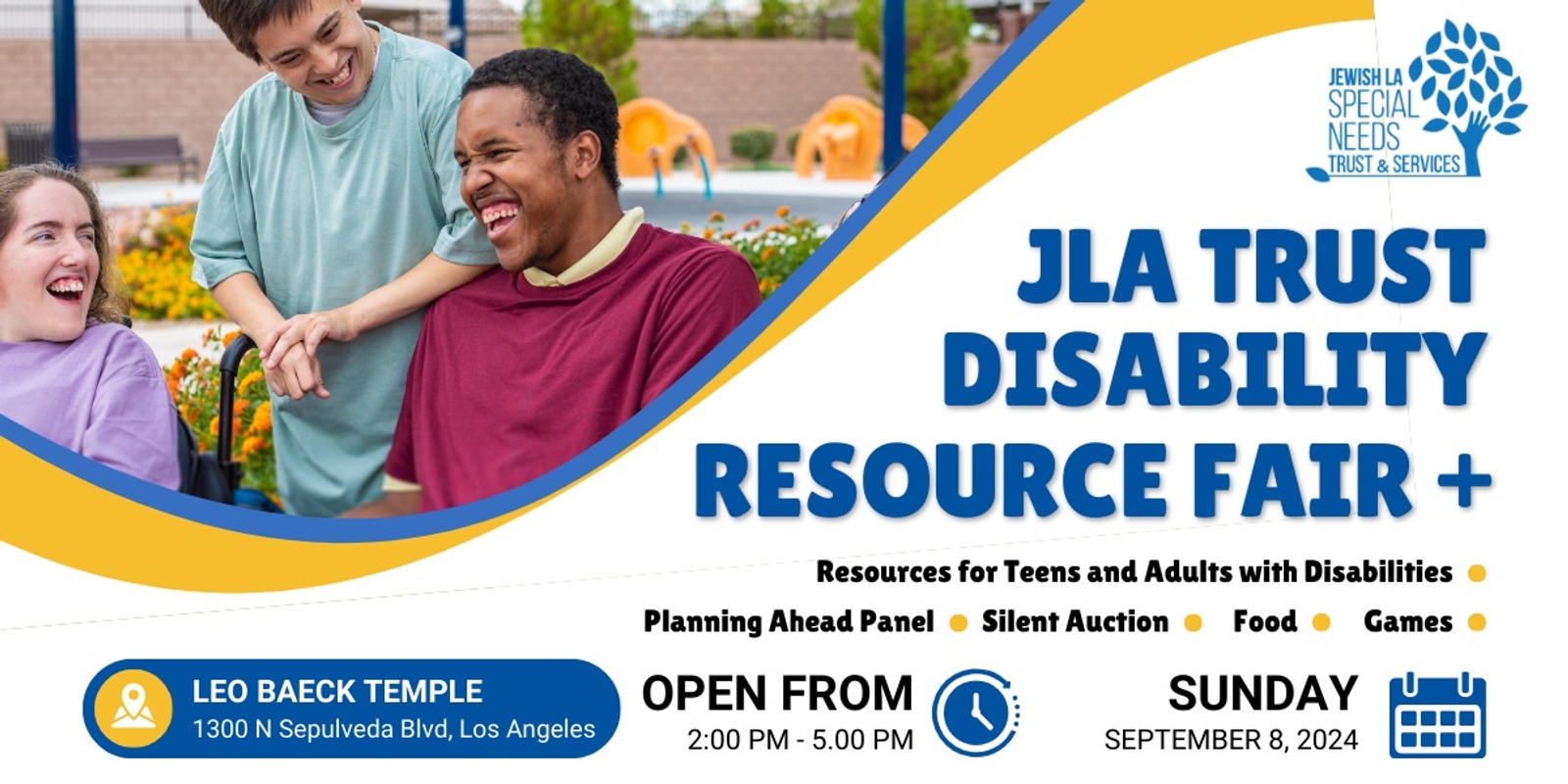 Banner image for JLA Trust Disability Resource Fair+ Vendor Registration