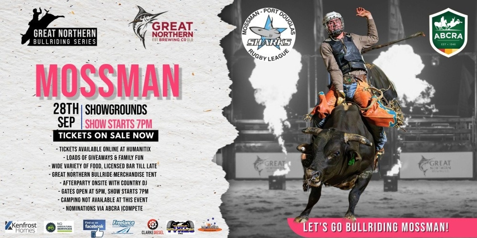 Banner image for Great Northern Bullriding Series | MOSSMAN